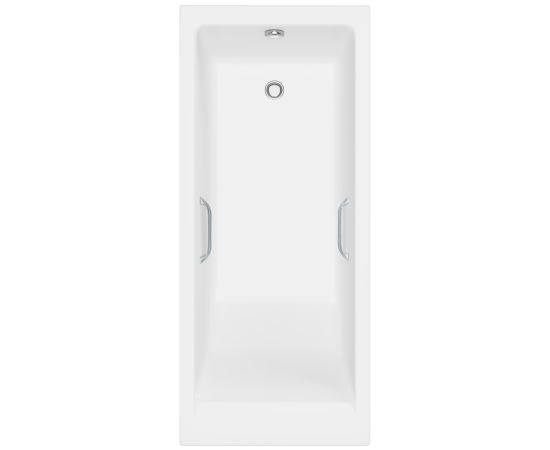 Ванна из литьевого мрамора Delice Diapason Ultra с узким бортом 170х70 глянцевая с ручками Хром DLR330049R-G_, изображение 11