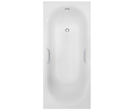 Ванна из литьевого мрамора Delice Dolce 170х80 глянцевая с ручками Хром DLR330060R-G_, изображение 11