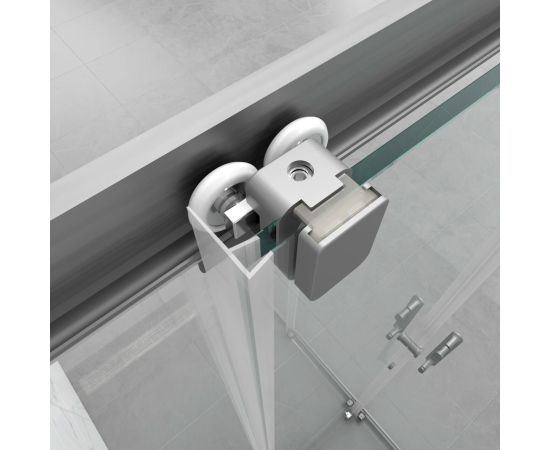 Душевое ограждение Triton Фикс-Графит 120х90 прямоугольник_, изображение 10