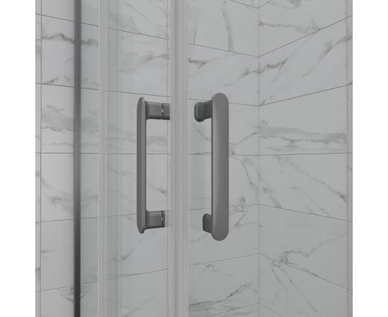 Душевое ограждение Triton Фикс-Графит 100х100 квадрат_, изображение 6