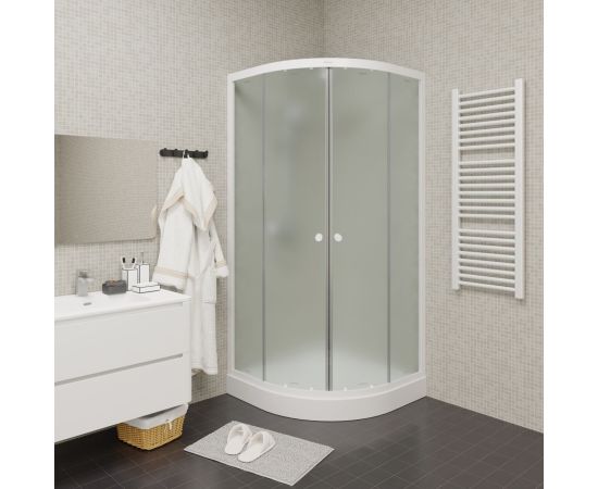 Душевой уголок с поддоном PARLY ZF81 80х80х195_, изображение 3