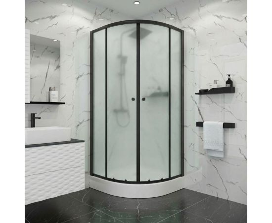 Душевой уголок Niagara Eco NG-003-14MT 80х80х195 низкий поддон_, изображение 3