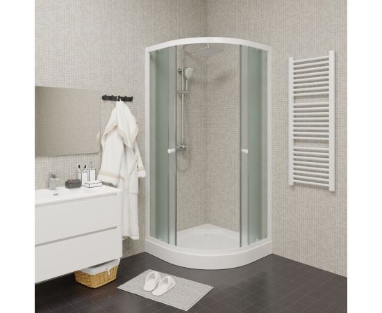 Душевой уголок с поддоном PARLY ZF81 80х80х195_, изображение 2