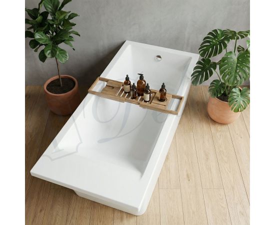 Ванна из литьевого мрамора Delice Diapason Ultra с узким бортом 160х70 глянцевая DLR330048-G_, изображение 8