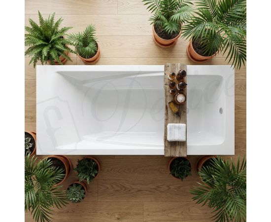 Ванна из литьевого мрамора Delice Respect 170х80 глянцевая DLR330046-G_, изображение 7