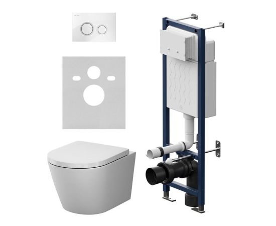 Инсталляция ErgoFit с подвесным унитазом Aquaspin и клавишей AM.PM X-Joy IS110101.851900_