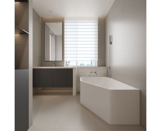 Акриловая ванна ABBER AB9505 L белая_, изображение 2