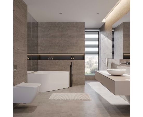 Акриловая ванна ABBER AB9507-1.3 белая_, изображение 2