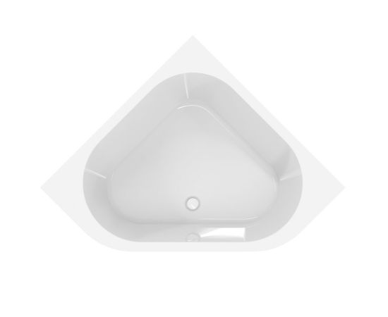 Акриловая ванна ABBER AB9507-1.3 белая_, изображение 5