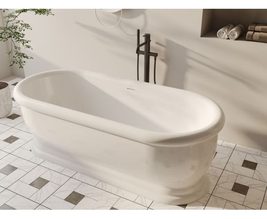 Акриловая ванна ABBER AB9515 белая_, изображение 3