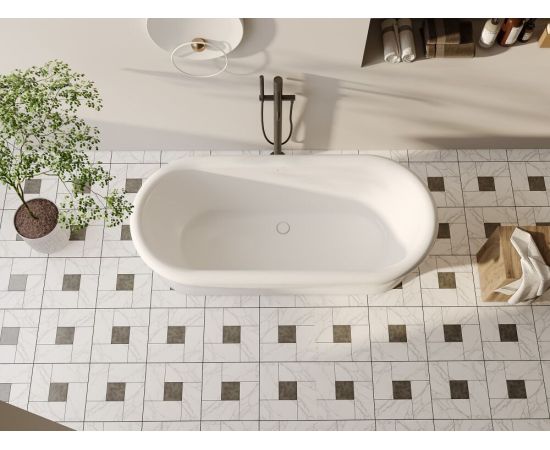 Акриловая ванна ABBER AB9515 белая_, изображение 4