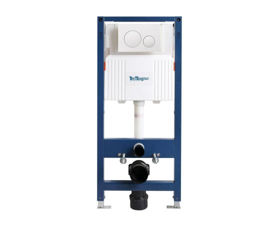 Инсталляция для унитазов в комплекте с кнопкой смыва BelBagno BB-101-M-BC_