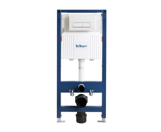 Инсталляция для унитазов в комплекте с кнопкой смыва BelBagno BB-101-M-BR_