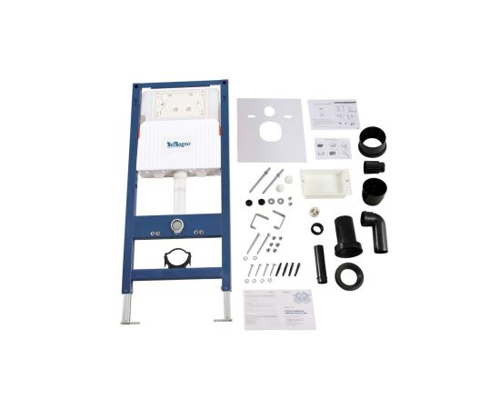 Инсталляция для унитазов фронтальное управление для механической кнопки BelBagno BB-101-M_, изображение 6