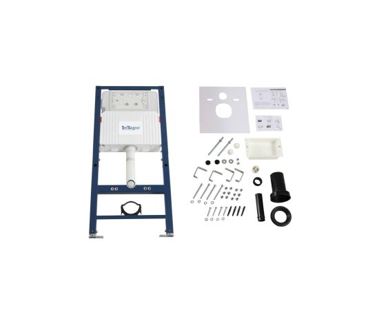 Инсталляция для унитазов сборная из двух частей фронтальное управление для механической кнопки BelBagno BB-109-M-C_, изображение 10