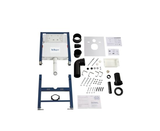 Инсталляция для унитазов сборная из двух частей фронтальное управление для механической кнопки BelBagno BB-109-M-C_, изображение 11