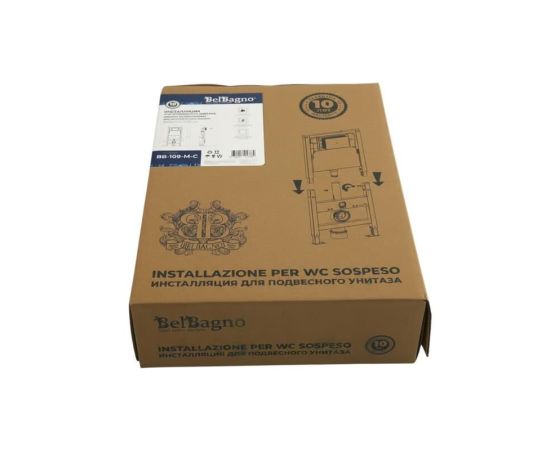 Инсталляция для унитазов сборная из двух частей фронтальное управление для механической кнопки BelBagno BB-109-M-C_, изображение 9