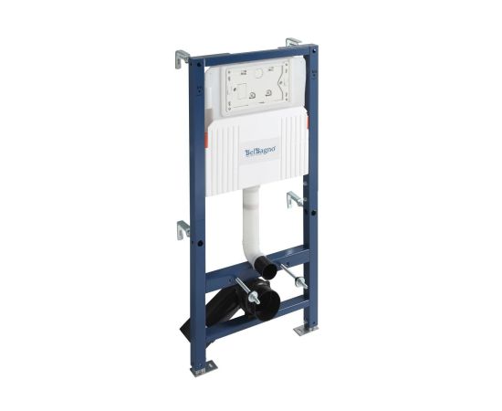 Инсталляция для унитазов сборная из двух частей фронтальное управление для механической кнопки BelBagno BB-109-M-C_