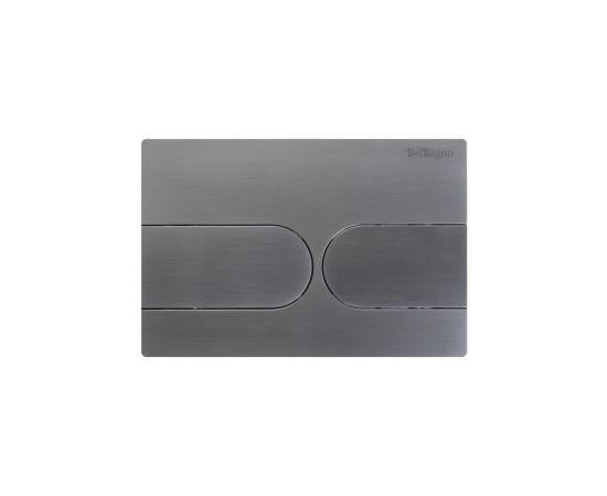 Кнопка смыва BelBagno BB-11-GM оружейная сталь_