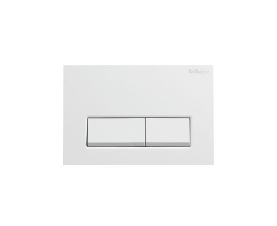 Кнопка смыва BelBagno BB-15R-BL белый глянец_
