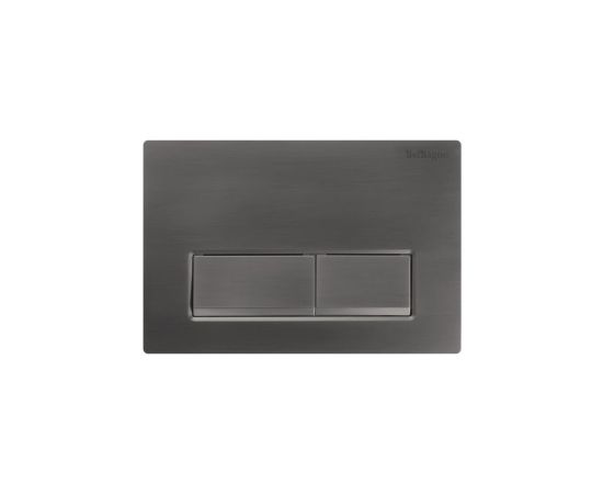 Кнопка смыва BelBagno BB-15R-GM оружейная сталь_