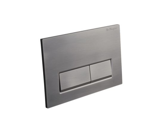 Кнопка смыва BelBagno BB-15R-GM оружейная сталь_, изображение 2