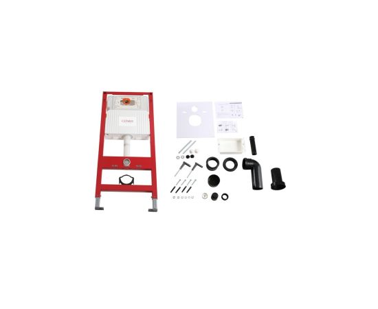 Инсталляция для подвесного унитаза фронтальное управление для пневматической кнопки CEZARES CZR-201-P_, изображение 13