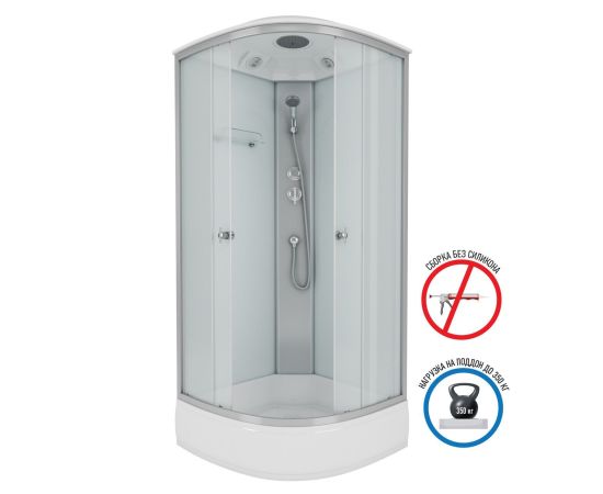 Душевая кабина Niagara Eco E80/26/MT 80х80х215 см_