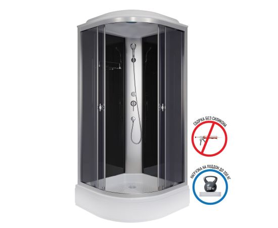 Душевая кабина Niagara Eco E100/26/TN 100х100х215 см_