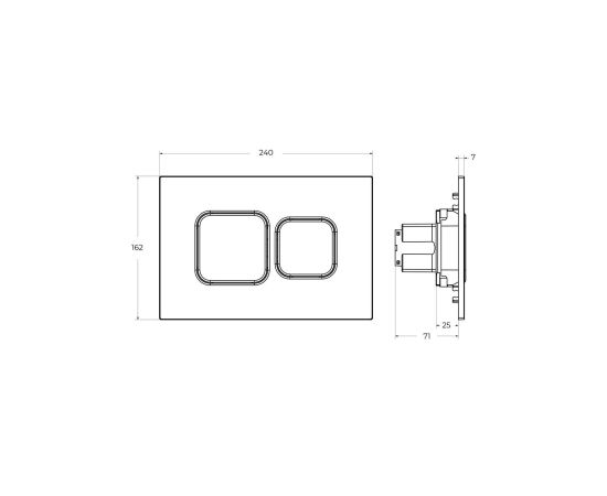 Кнопка смыва CEZARES PN2-BTN-01_, изображение 2