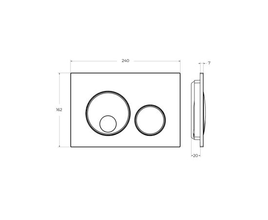 Кнопка смыва CEZARES RELAX-BTN-01_, изображение 3