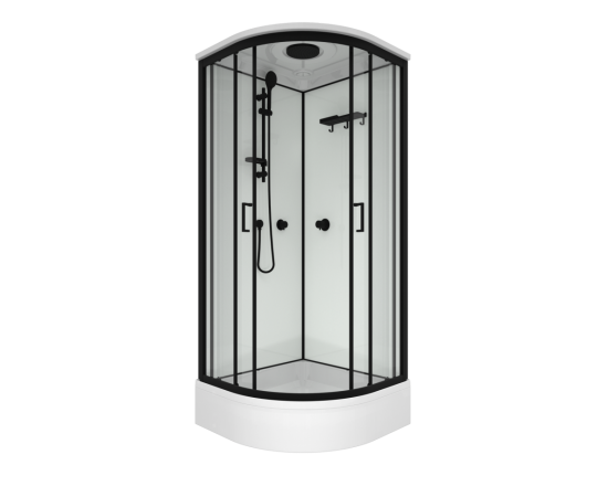 Душевая кабина Triton Прайм-Блэк М3 90х90В_, изображение 2