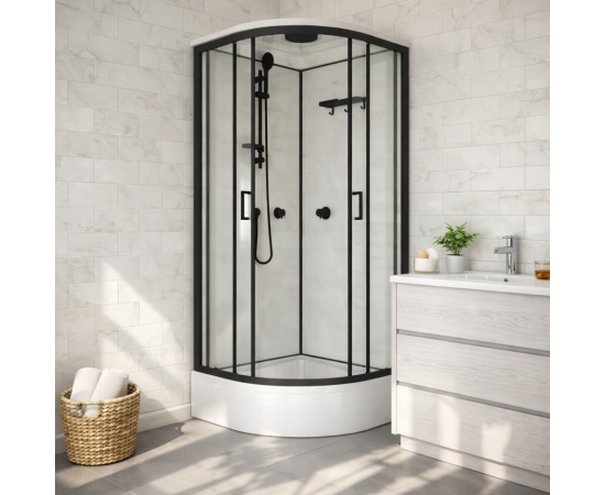 Душевая кабина Triton Прайм-Блэк М3 90х90В_, изображение 3