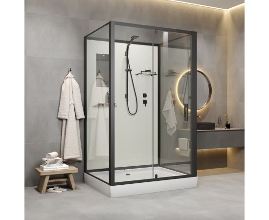 Душевая кабина Niagara Standart ST100/80/15Q/BL/BK 100х80х200 см_, изображение 4