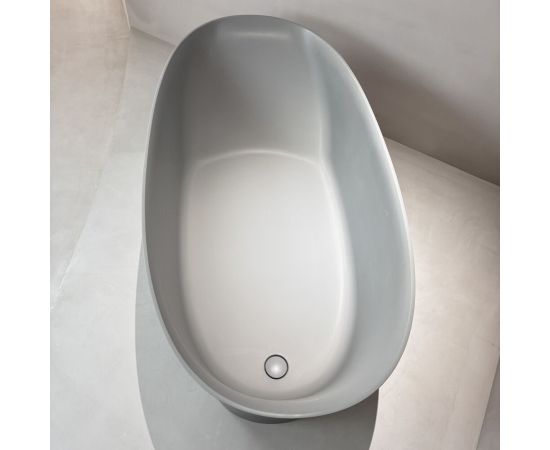 Ванна из искусственного камня ABBER Stein AS9683MC бетон матовая_, изображение 8