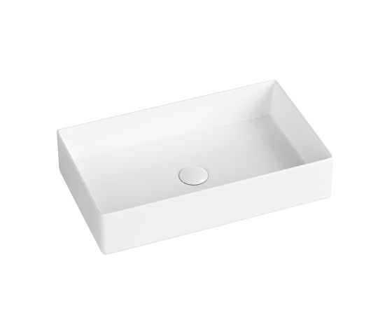 Раковина накладная ABBER Rechteck AC2220MW белая матовая_