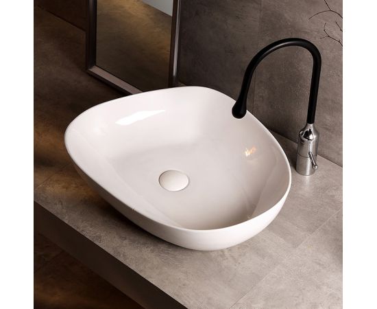 Раковина накладная ABBER Bequem AC2124 белая_