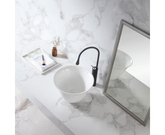 Раковина накладная ABBER Bequem AC2122 белая_, изображение 3