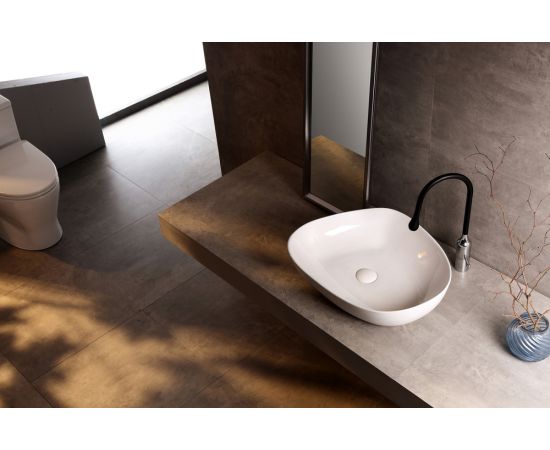 Раковина накладная ABBER Bequem AC2124 белая_, изображение 3