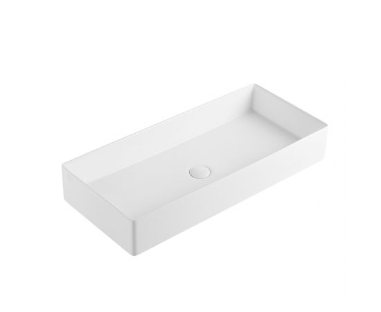 Раковина накладная ABBER Rechteck AC2219 белая_
