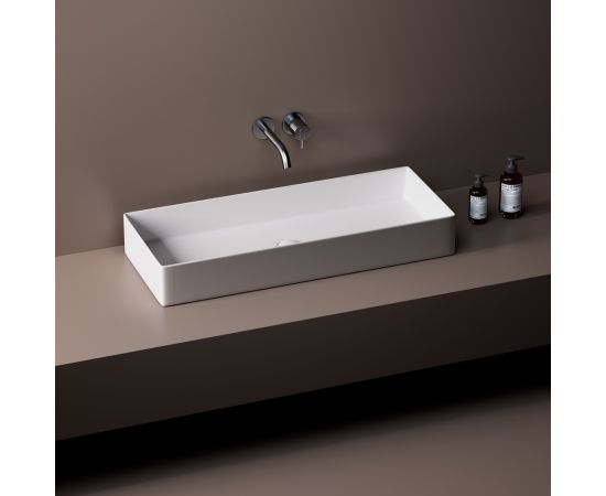 Раковина накладная ABBER Rechteck AC2219 белая_, изображение 2