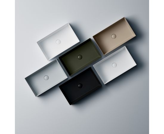 Раковина накладная ABBER Rechteck AC2220 белая_, изображение 3