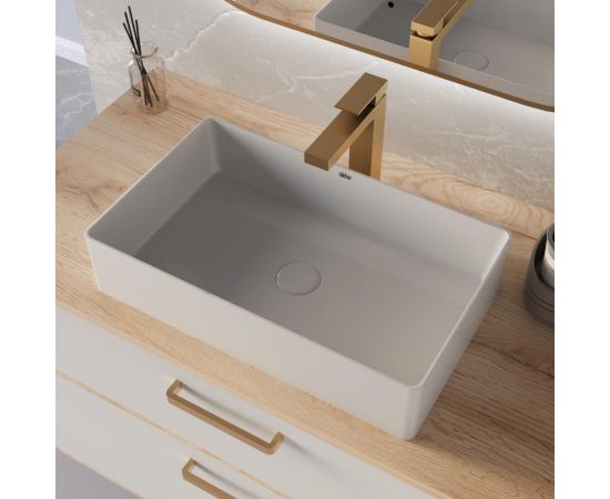 Раковина накладная ABBER Rechteck AC2220 белая_, изображение 5