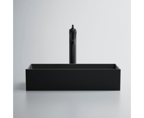 Раковина накладная ABBER Rechteck AC2220MB черная матовая_, изображение 4