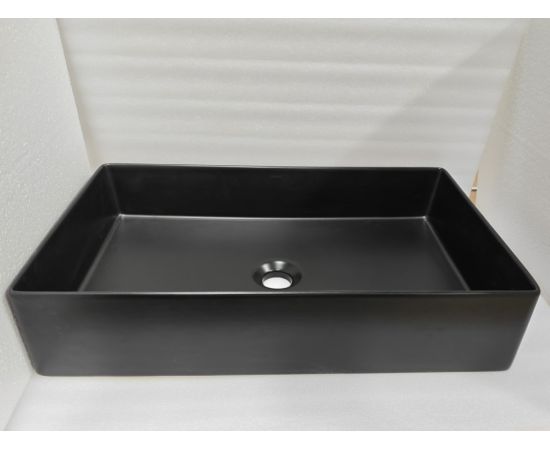 Раковина накладная ABBER Rechteck AC2220MB черная матовая_, изображение 6