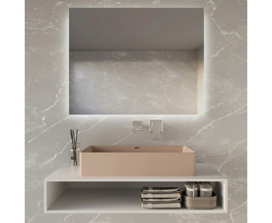 Раковина накладная ABBER Rechteck AC2220MK хаки матовая_, изображение 3