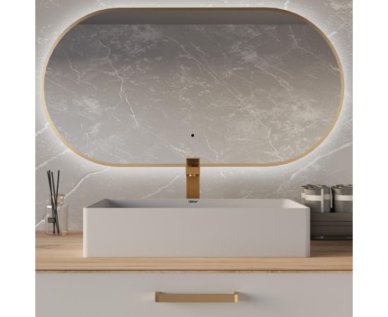 Раковина накладная ABBER Rechteck AC2220MW белая матовая_, изображение 4