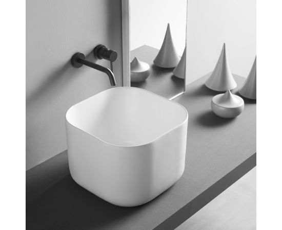 Раковина накладная ABBER Rechteck AC2222 белая_, изображение 2