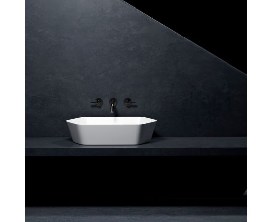 Раковина накладная ABBER Rechteck AC2223 белая_, изображение 3