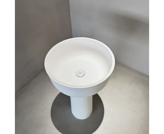 Раковина отдельностоящая ABBER Stein AS2553 белая матовая_, изображение 7